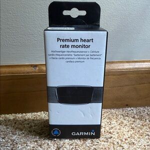 Garmin Premium Heart Rate Monitor - Black and White Packaging